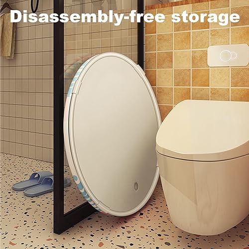 Miniatura 6 de Bañera plegable portátil para adultos, bañera de remojo para cabina de ducha, baño familiar separado, spa, bañera caliente, mantenimiento eficiente