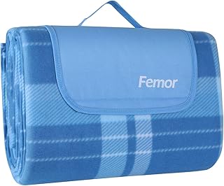 femor Picknickdecke 200 x 300 cm,Outdoor Stranddecke wasserdichte sanddichte tolle Picknick-Matte,Fleece wärmeisoliert was...