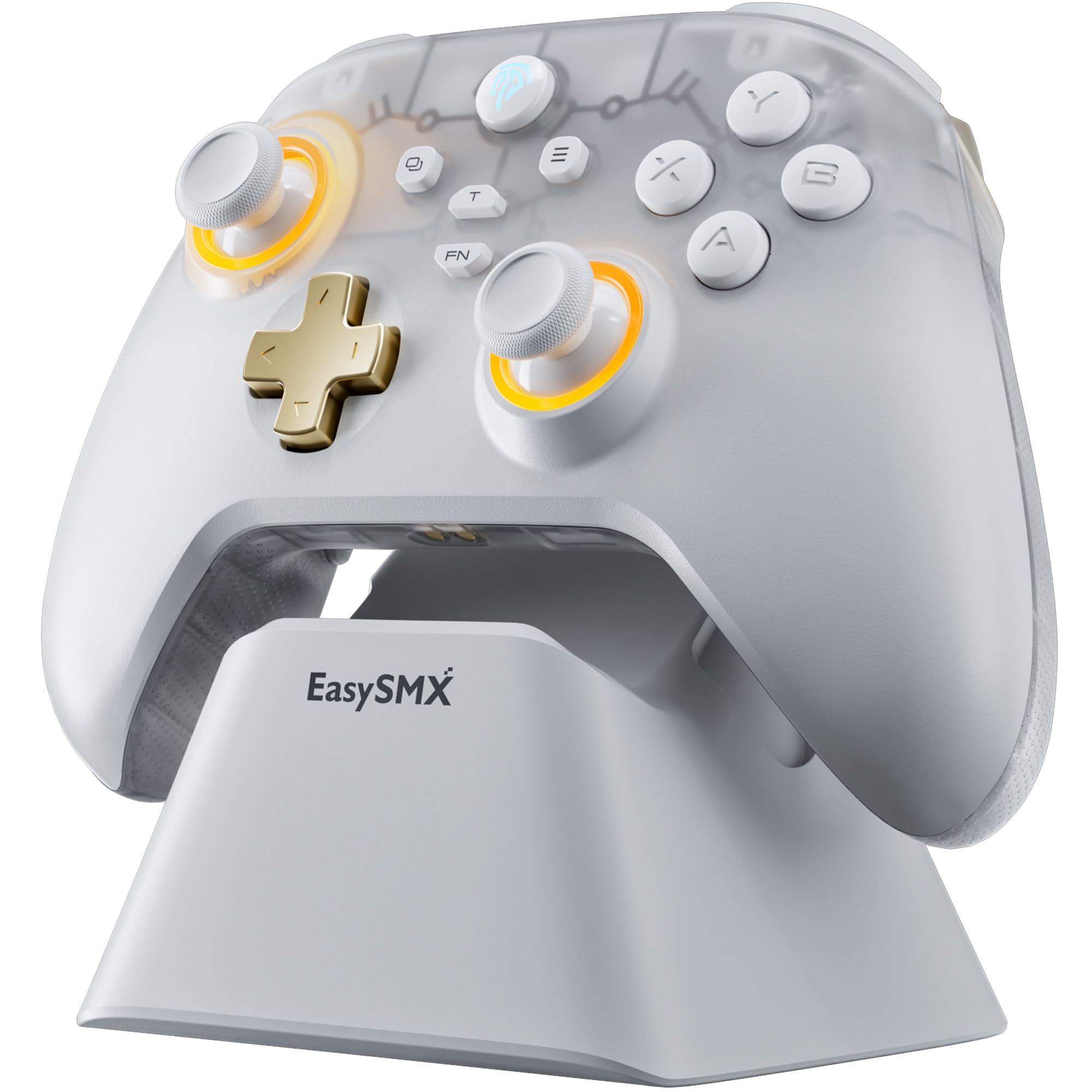 EasySMX D05 Wireless PC Controller with Charging Dock,Black