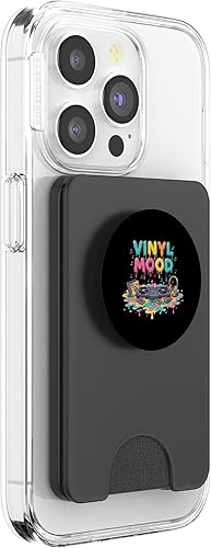 Miniatura 4 de Vinyl Mood Retro DJ Turntable Cassette Aesthetic PopSockets PopWallet for MagSafe