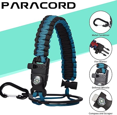 Miniatura 6 de Botella de agua grande de 1 galón de acero inoxidable y botella de agua aislada al vacío de 40 onzas con tapa de popote y boquilla, botella de agua