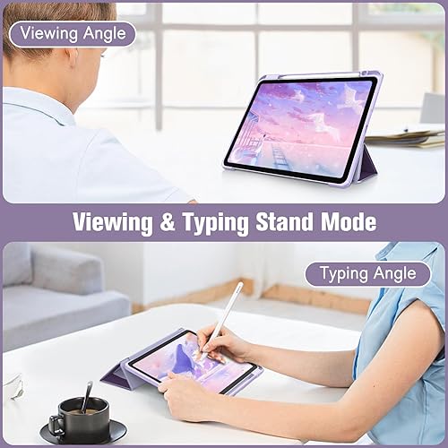 Miniatura 253 de Fintie Funda híbrida delgada para iPad Air de 11 pulgadas M3 (2025) / M2 (2024), iPad Air 5ª (2022) / 4ª generación (2020) de 10.9 pulgadas, funda a