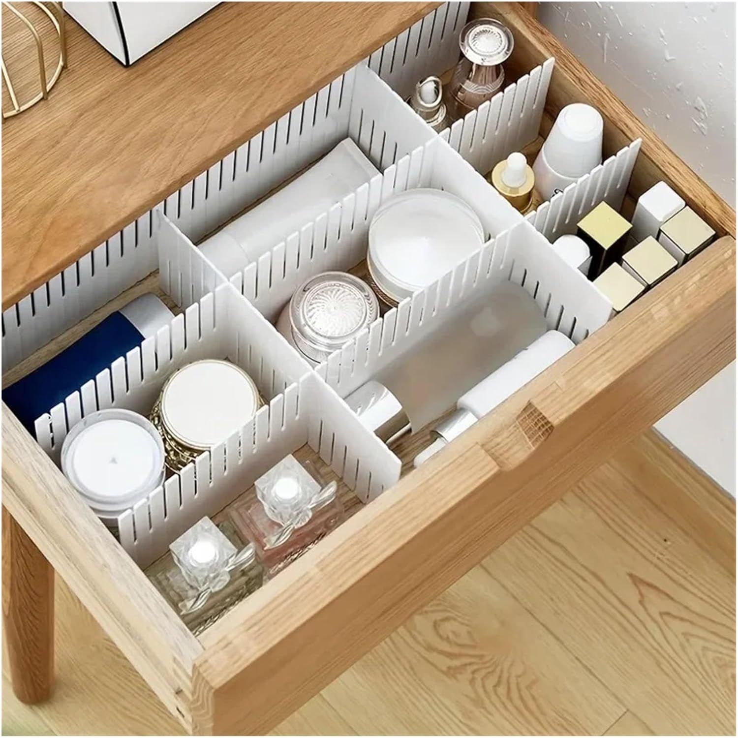 12/16/20PCS Drawer Dividers Adjustable Divider DIY Plastic Grid For Cupboard Underwear Socks(12PCS)