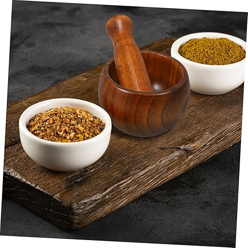 Miniatura 5 de DOITOOL 1 juego de triturador de ajo de madera de Galik