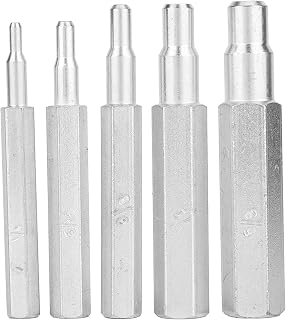 Swaging Punch Tool, 5pcs HVAC Copper Compact Swage Tool, Copper Pipe Tube Expander Bit for Air Conditioning Refrigeration Equipment 1/4",5/16",3/8",1/2",5/8",Swage Punch Kit Swaging Tool