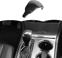Vista 1 de RT-TCZ Cubierta de perilla de palanca de cambios de fibra de carbono, accesorios decorativos interiores para Jeep Grand Cherokee 2017-2020
