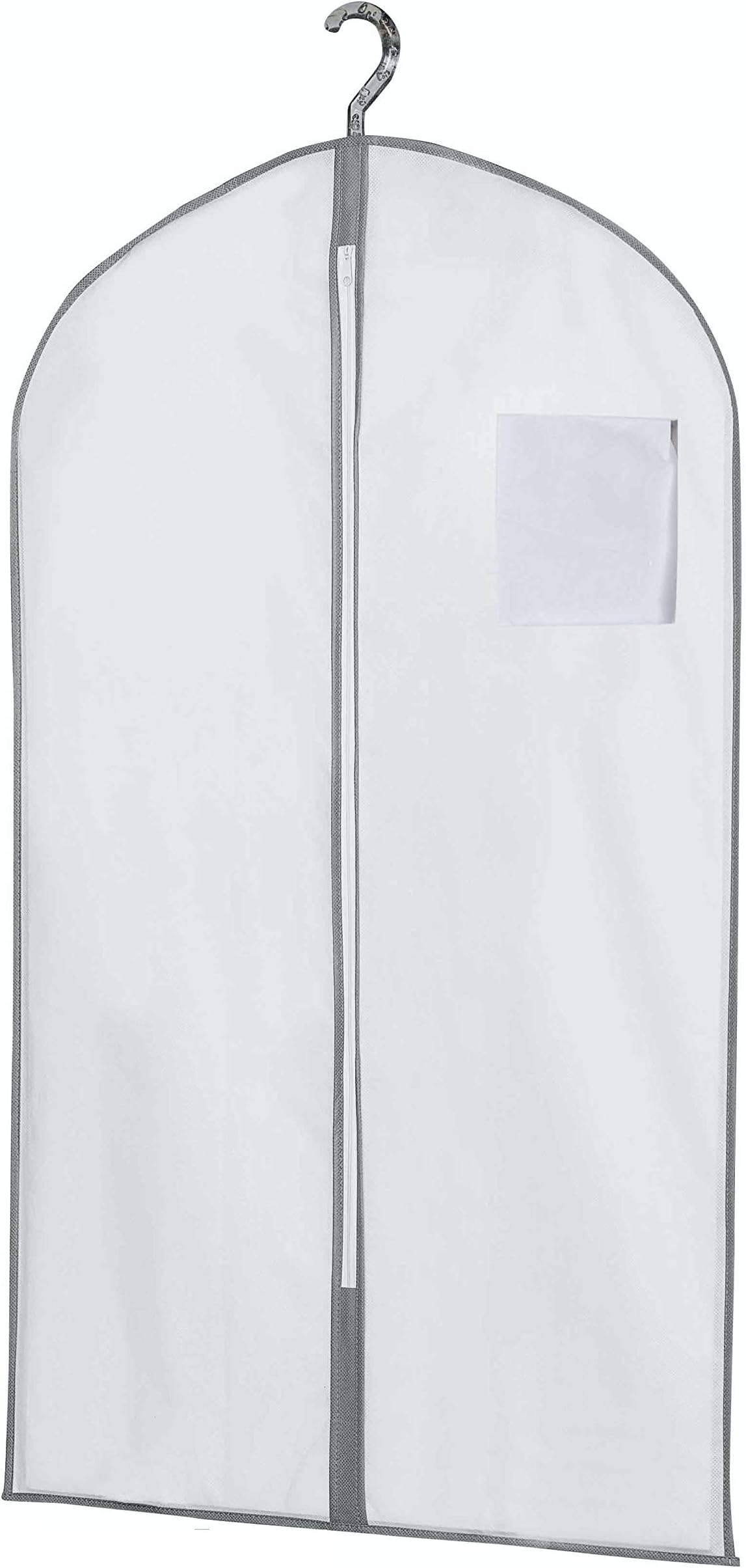 Compactor Set of 3 Suit Bags, Neotex, 60 x H 100 cm, N.W. 0.1 Kg, with One EVA Window, White, Small