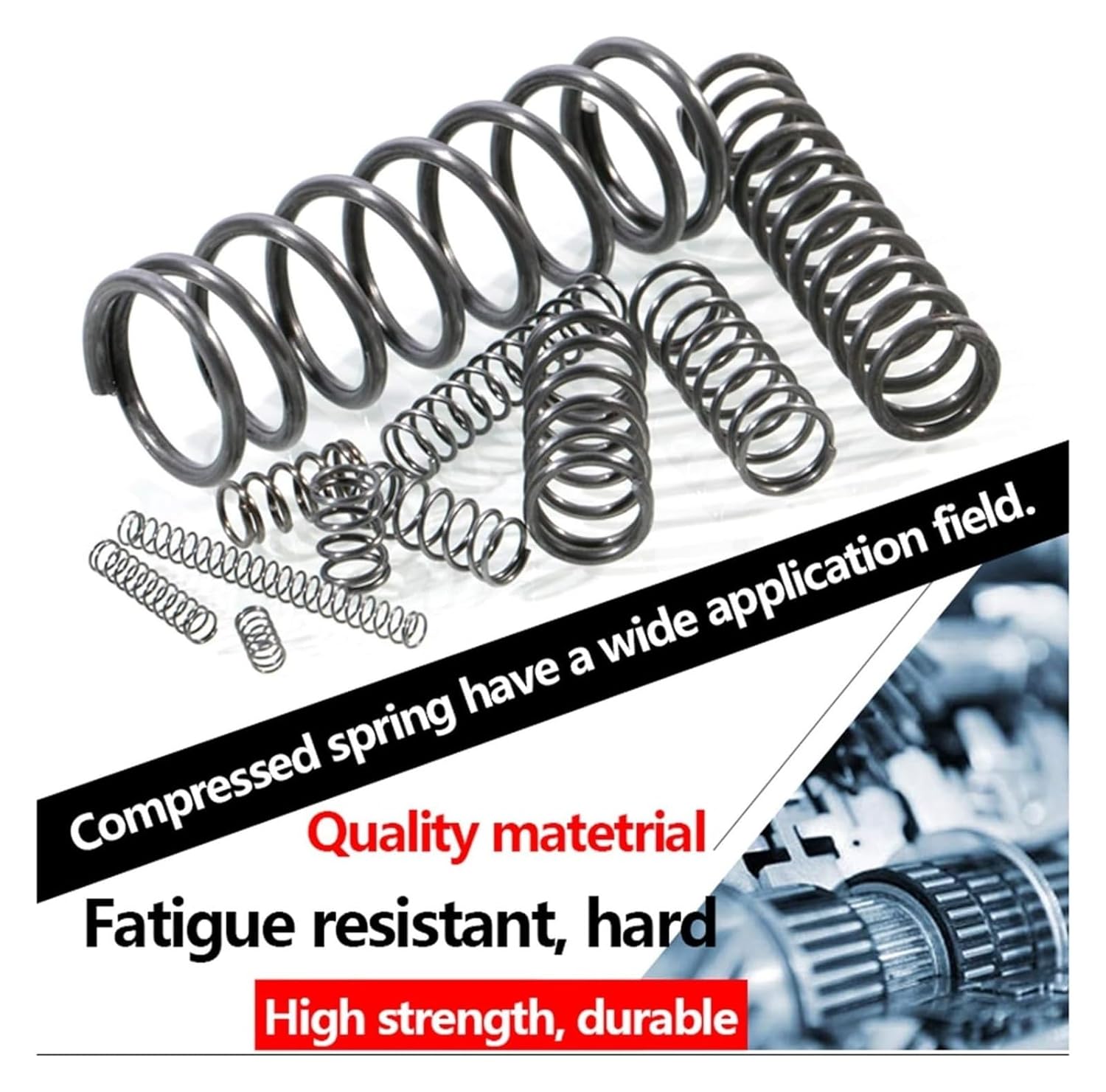 Compression Spring,Replace Spare Spring Mechanical Compression Spring Compression Spring Wire Diameter 1.2mm / Outer Diameter 20mm Release Spring Return Spring(1.2*20*40mm(10 Pieces))