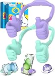 Gifts for Mothers Day Mom Wife Adults Cell Phone Stand: Upgrade Adjustable Thumbs Up Lazy Phone Holder for Desk Cool Gadgets Stocking Stuffers Birthday Gadget for Teen Girl Gift Ideas