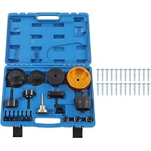 Crankshaft Front Rear Oil Seal Remover and Installer Kit, Carbon Steel Tool for N20 N26 N40 N42 N45T N46 N46T N52 N53 N54 N55 Engines, Replaces OE 119184 119181 119182