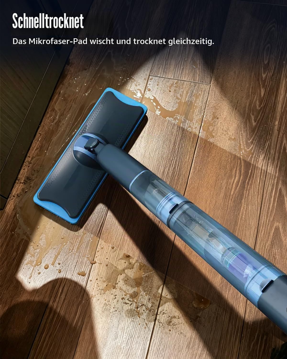 Chuancheng 4er-Pack Reinigungspad für Philips OneUp 3000/5000 Serie, waschbare Wischmopp-Pads für empfindliche Hartböden, absorbiert schmutziges Wasser, gibt frisches Wasser frei, wiederverwendbar bis