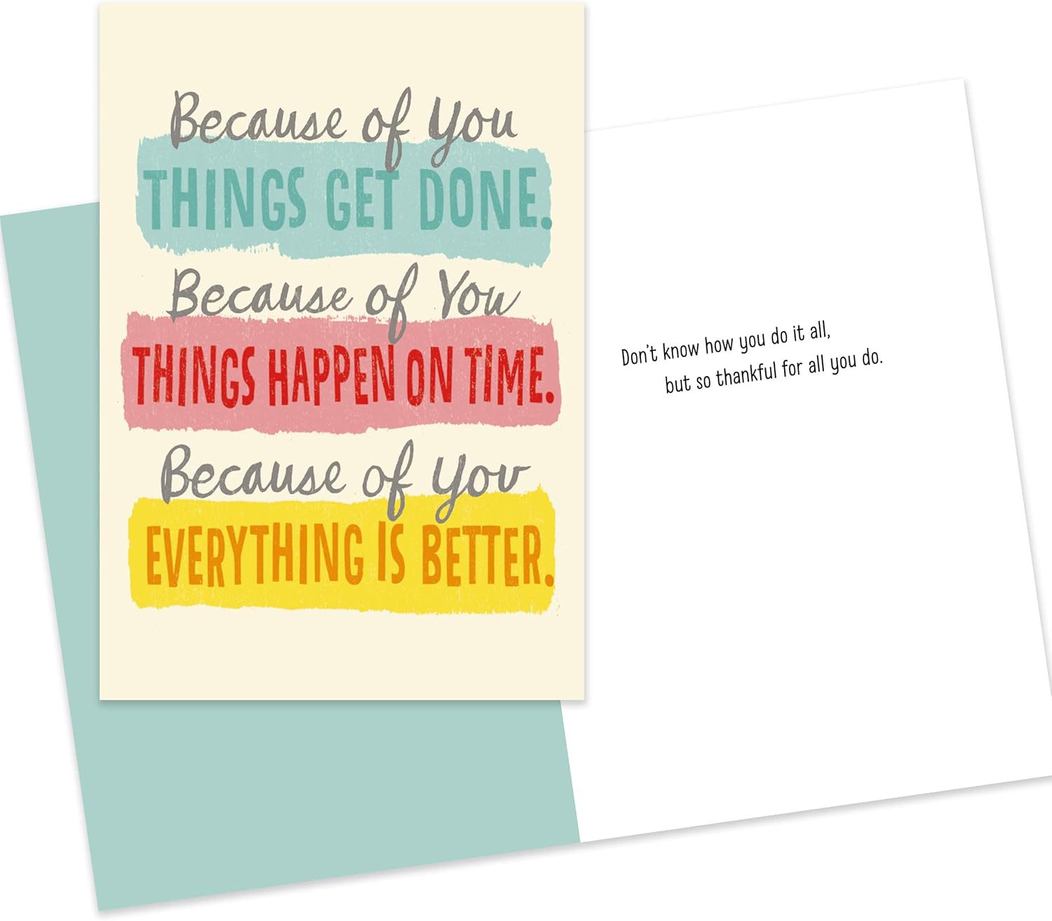 Hallmark Business Bulk 25 Pack Assorted Appreciation Cards for Employees (Star Qualities), 5 x 7 Cards, Messages Inside, Envelopes Included