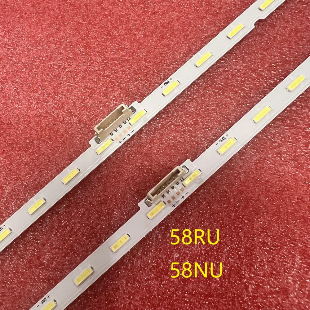 Bande de rétroéclairage LED pour Samsung UE58RU7179U UE58NU7179U Kit 2 pièces