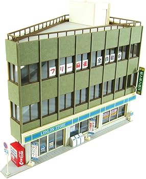Amazon | さんけい 1/150 なつかしのジオラマシリーズ 鋭角ビルA