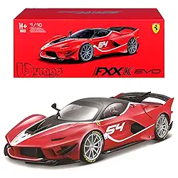 Burago MINIATURA FERRARI FXX K EVO 1:18 Vermelho Escala 1:18 Carro Diecast