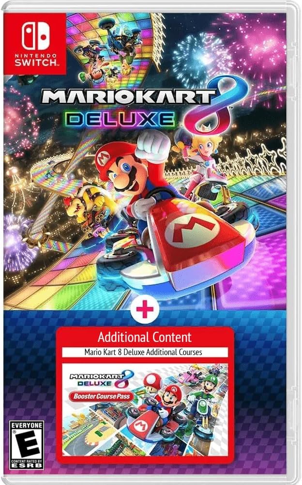 Imagem do produto Mario Kart 8 Deluxe + Booster Course Pass Switch - Físico em Amazon