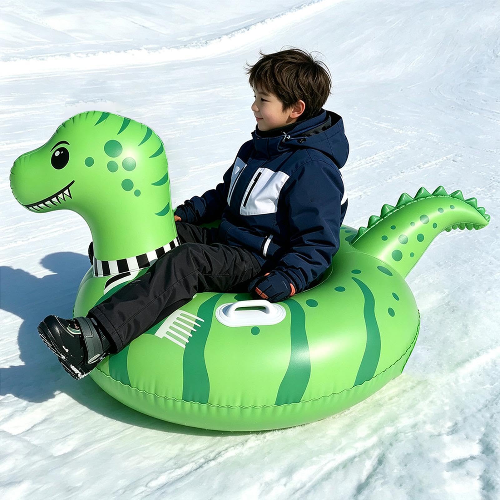 Ciambelle da neve Giochi invernali dinosauro cartoon per slitta con