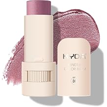 Mineral Color Balm, SPF 35 Multiuse Color Stick for Lips & Cheeks, Creamy Blendable Lightweight Formula, Buildable Shimmer Finish, Multiuse Makeup Stick, BERRY