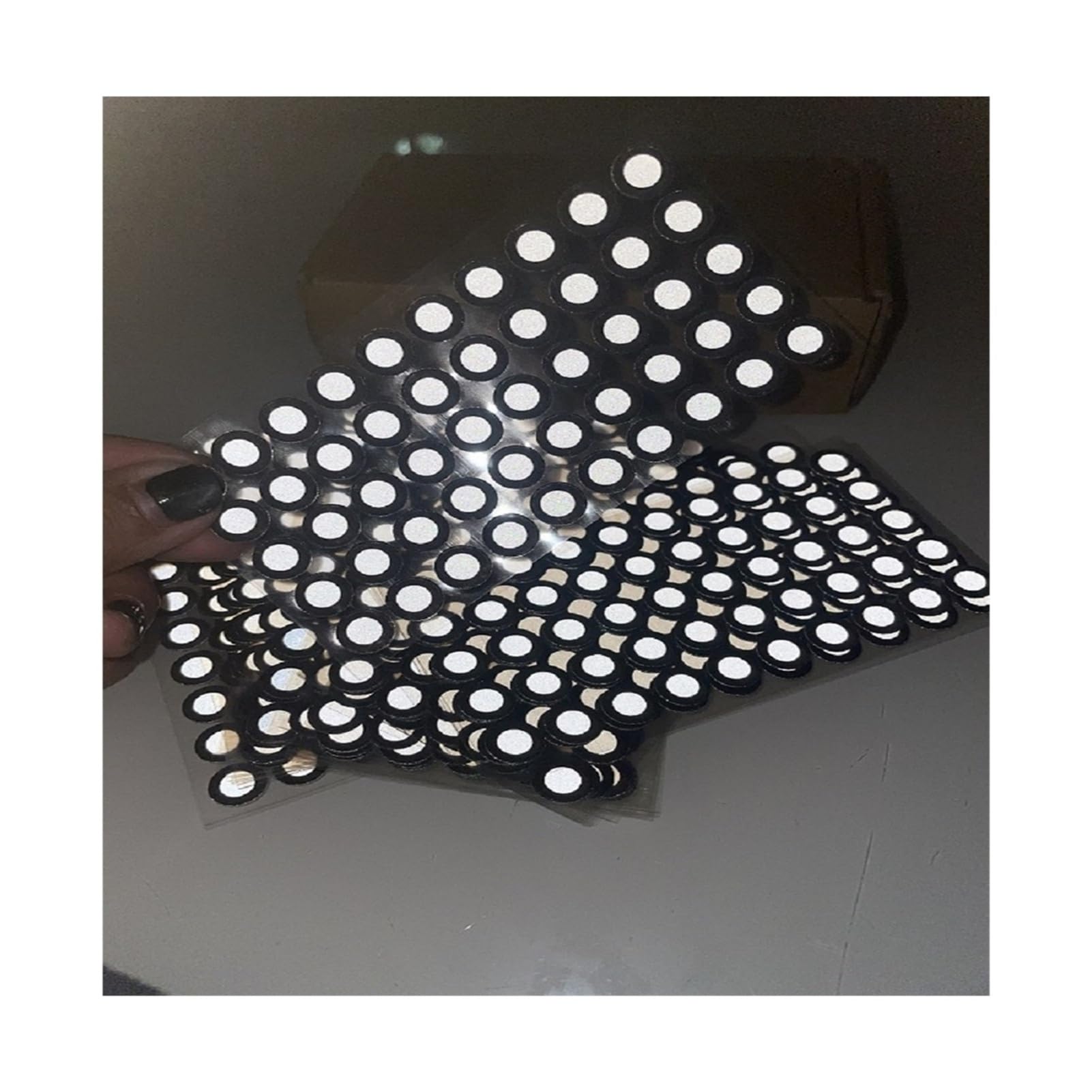Marcador de escaneo 3D Escáner 3D de 1000 puntos Fotogrametría Punto marca alta reflectividad marcado interno calibración Marcador para personales(3mm x 6mm)