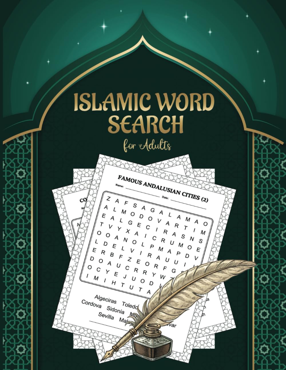 Islamic Word Search for Adults: A Journey Through Islamic Culture with Over 510 Unique Word Puzzle