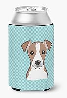 Vista 577 de Caroline's Treasures BB1293LITERK Tablero de ajedrez verde lima Weimaraner Botella de vino Hugger Funda Enfriadora Abrazador Lavable a Máquina