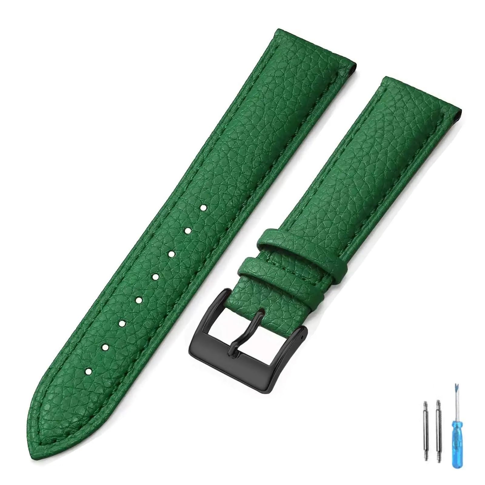 yingyingjia Bracelet De Montre En Cuir Véritable For Homme Et Femme | Bracelet en cuir véritable 16 mm, 18 mm, 20 mm, 22 mm.