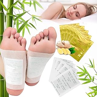 Fidrox Natural Cleaning Detox Foot Patches, Pain Free Foot Pads for Stress Relief Sleep, Remove Toxins Cleansing Detox Foot Patches Kit for Release Body ((10 Pads (Pack Of 1)))