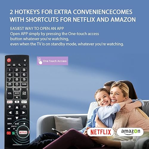 Miniatura 3 de Universal Remote Control for LG TV Remote LCD, LED, Smart TV,Compatible with All Models for LG Brand, with Netflix Prime Video Shortcut Buttons