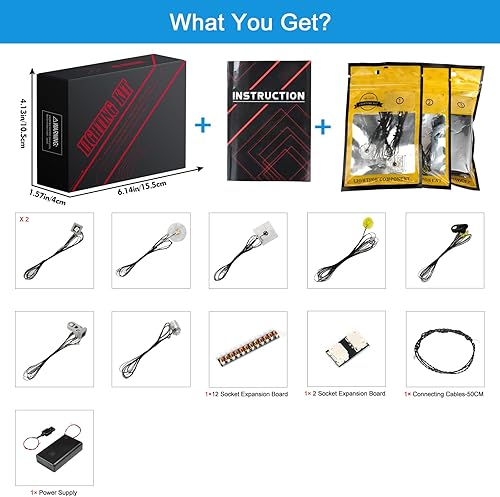 Miniatura 6 de VONADO Kit de luces LED para ramo de flores de Lego 10280 para adultos, iluminación de flores artificiales compatible con Lego 10280 Botanical (sin