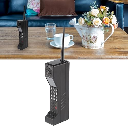 Miniatura 7 de Ladrillo a la antigua, modelo retro de los años 80 de hierro para teléfono móvil, accesorios fotográficos de simulación, adornos estilizados,