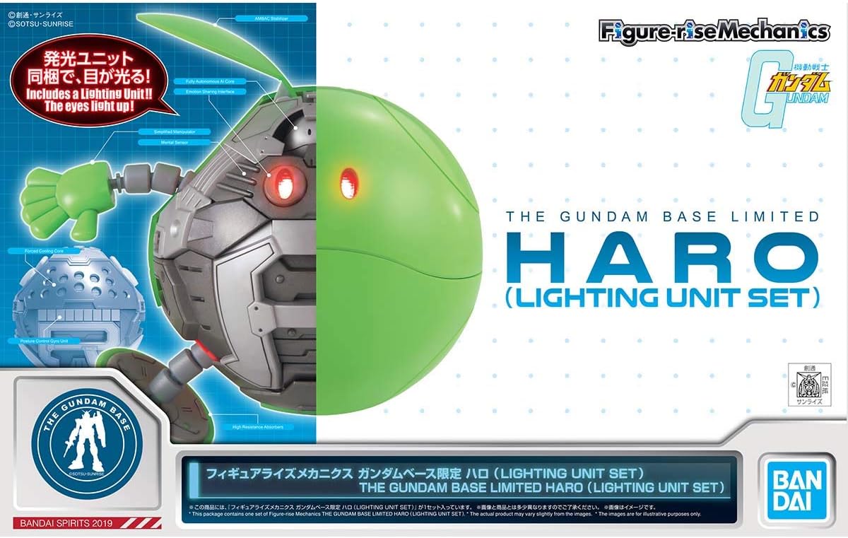 Bandai Figure-Rise Mechanics HARO Lighting Unit Set Mobile Suit Gundam The Gundam Base Limited