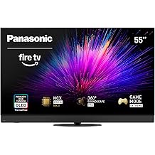 PANASONIC Z95 Series 2025 Model 55-inch OLED 4K Ultra HD Smart Fire TV, HDR10+ Adaptive, Dolby Vision IQ, 360 Soundscape Pro, 144Hz Refresh Rate and Hands-Free Alexa - 55Z95BP