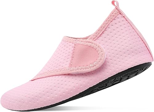Miniatura 4 de Scurtain - Zapatos acuáticos para niños, calcetines acuáticos de secado rápido con sensación de pies descalzos para niños, niñas y bebés con suela