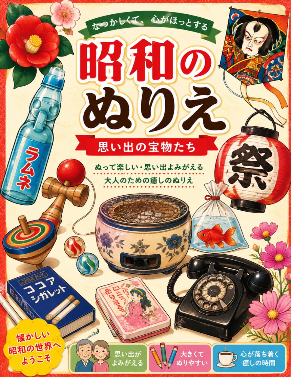 昭和のぬりえ