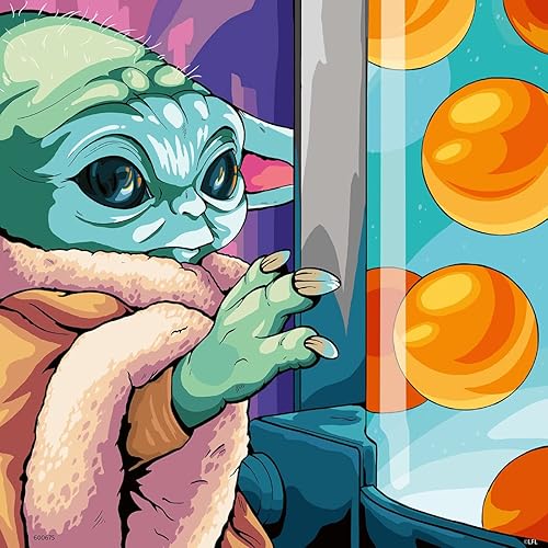 Miniatura 3 de Ravensburger Star Wars The Mandalorian: Grogu Moments - Juego de rompecabezas para niños de 3 x 49 piezas | Piezas únicas y entrelazadas |