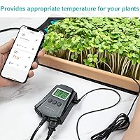 Vista 9 de Inkbird WiFi ITC-308 Termostato de controlador de temperatura digital y termostato de reptil IPT-2CH WiFi controlador de temperatura