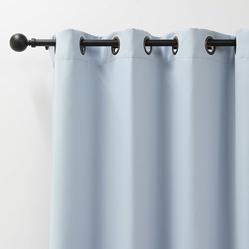 Miniatura 2 de Best Home Fashion Cortina térmica opaca con parte superior con ojales anchos