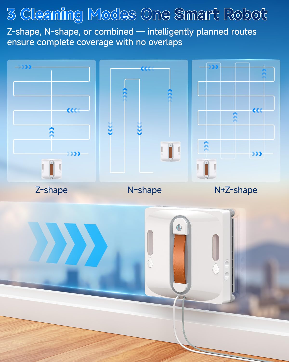 Schiuma Robots Lave Vitres Robot Aspirateur Intelligent, Nettoyeur De