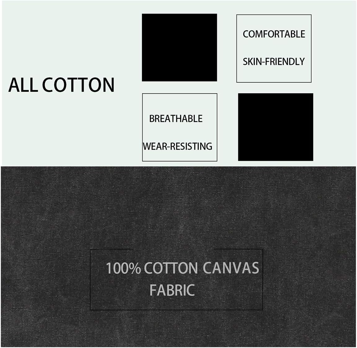 No-Tie Canvas Apron Heavy-Duty 16OZ Work Apron with Front Pocket Extra Long Straps Adjustable M–XXL - Image 7