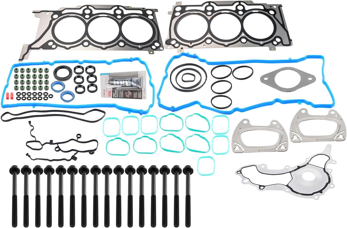 Head Gasket Kit HS26541PT, ES72467 Fit for Grand Caravan 2011-2020, Wrangler, Grand Cherokee, Town & CountryJourney, Charger, Durango, Wrangler JK, Challenger Head Gasket Set