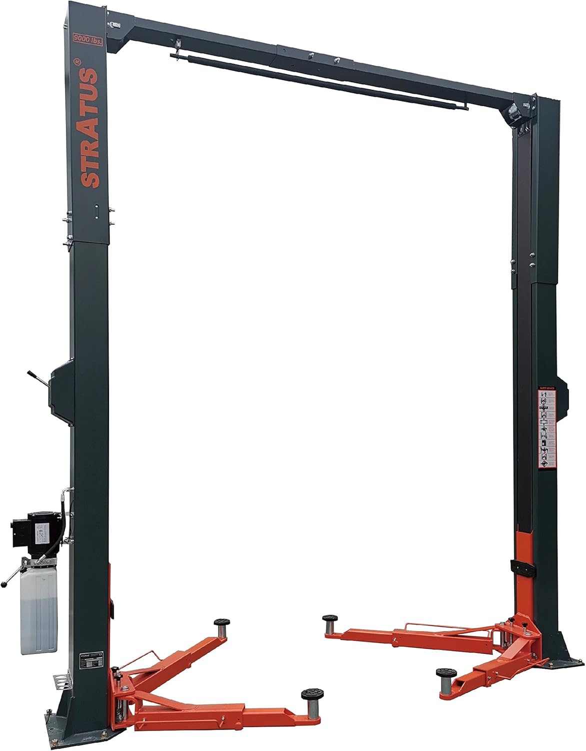 Stratus Overhead Clear Floor Direct Drive 9,000 lbs Capacity Single Point Manual Release Car Lift SAE-C9P