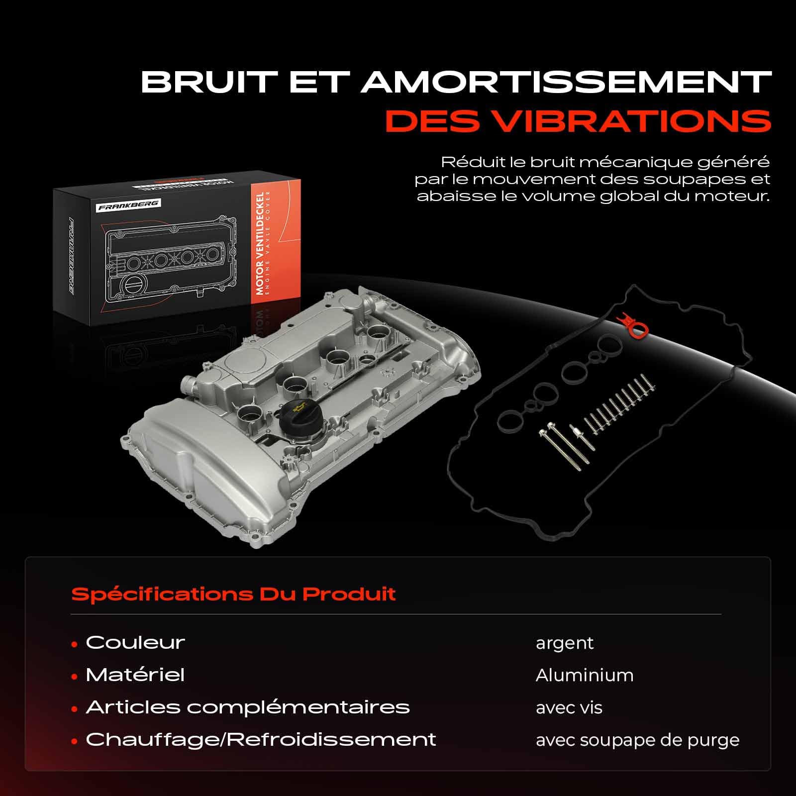 Frankberg Couvercle de Soupape de Culasse Remplacer# 9805712480