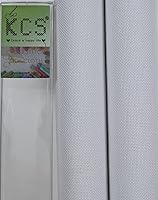 Vista 113 de KCS 2 piezas de tela de costura de algodón Aida de punto de cruz de 15 x 18 pulgadas (blanco antiguo, 14 unidades)