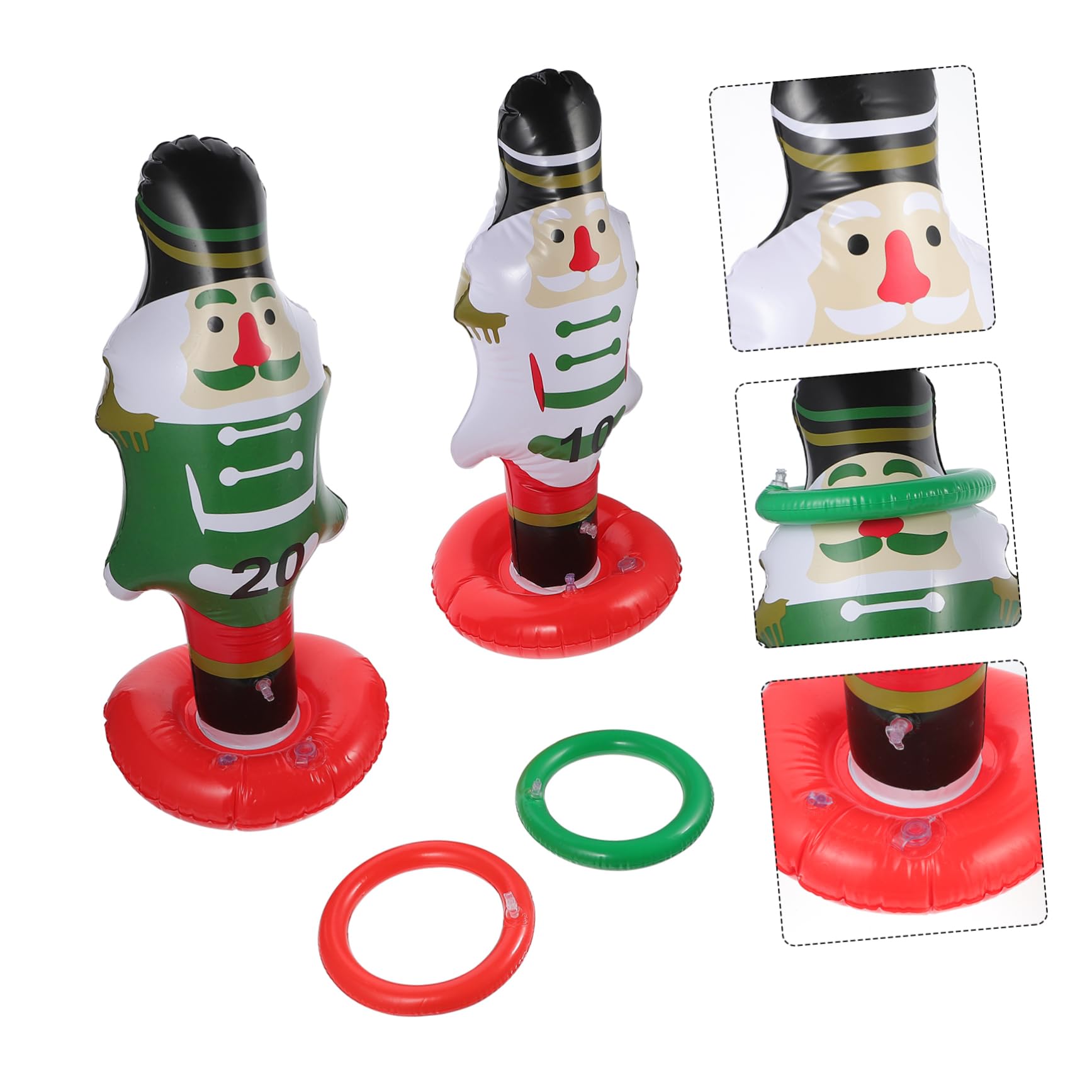 Gioco Di Lancio Anelli Di Natale Anelli Per Lancio Schiaccianoci Gonfiabili Di Natale Giochi Di Società Schiaccianoci Articoli Per Feste in Giardino