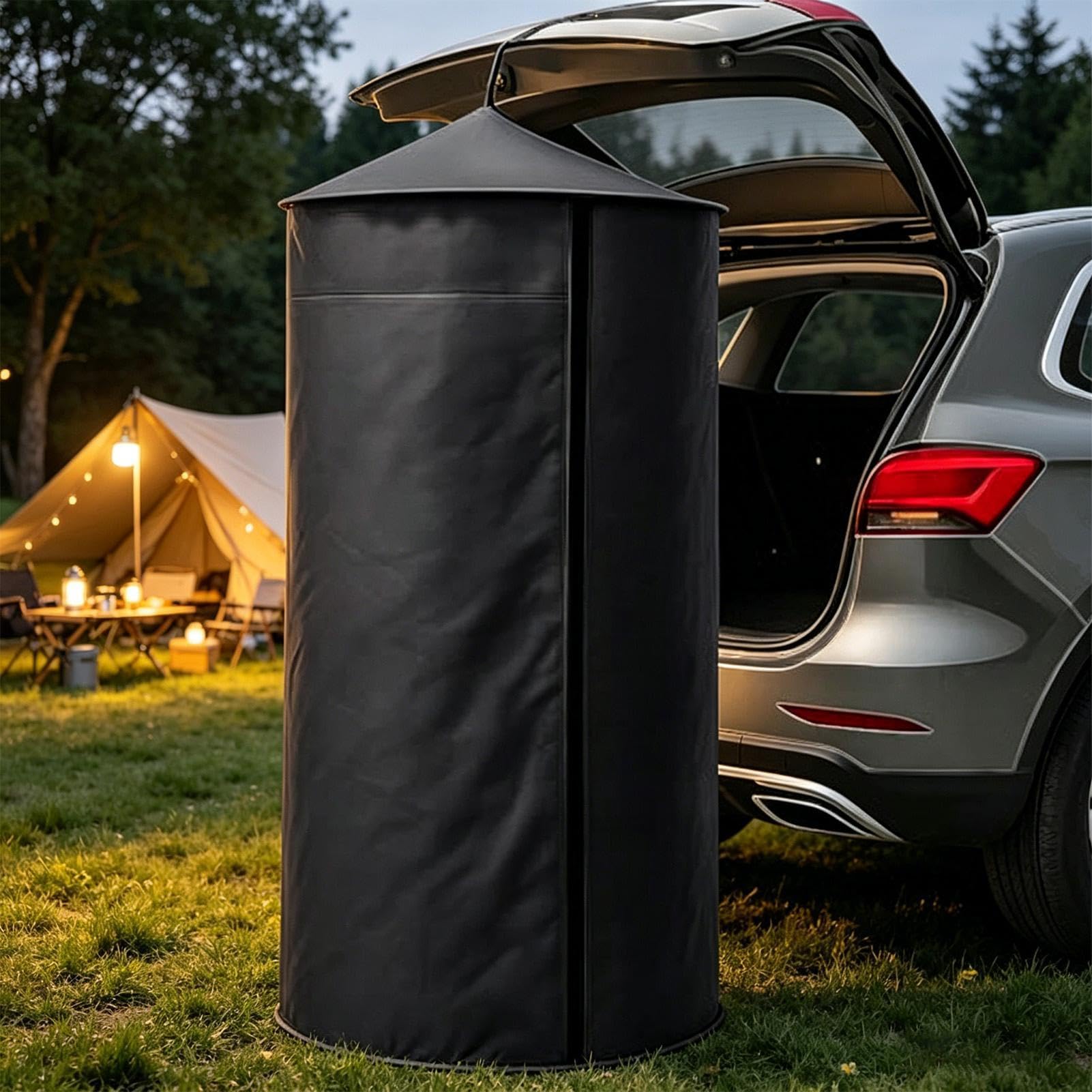 Tente Cabine D'essayage Portable, Cabine D'essayage Instantanée avec | Abri De Douche Étanche Et Léger, Facile À Installer Sur La Portière De Voiture, Idéal Pour La Plage, Le Camping Et Les