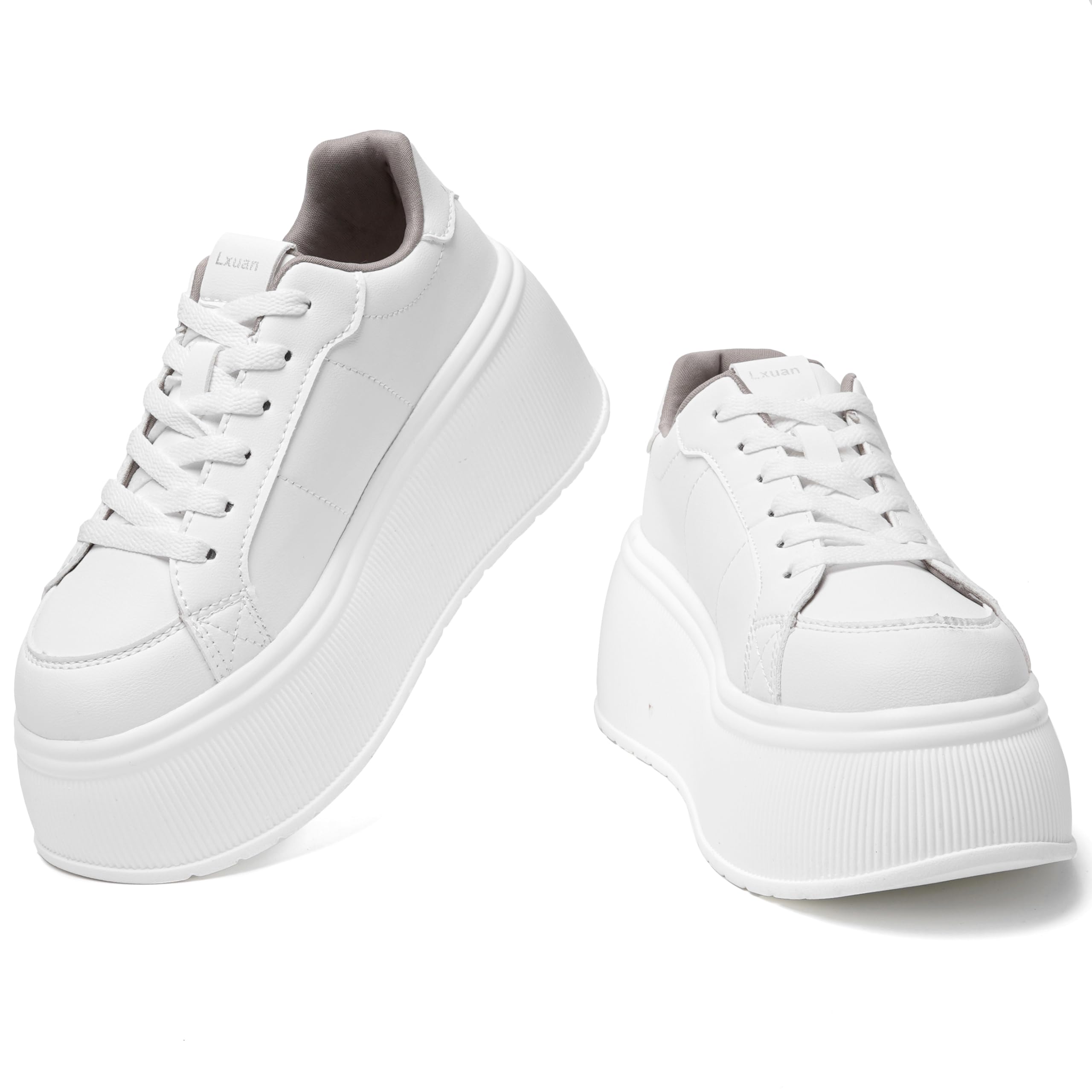 Zapatos deportivos modernos de suela gruesa para mujer,