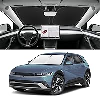 Vista 27 de Parasol de parabrisas de ajuste personalizado para Nissan Titan 2017-2024, bloquea los rayos UV y el calor, parasol de ventana delantera, fácil