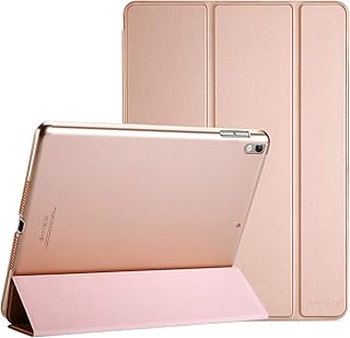 ProCase iPad Air (3rd Gen) 10.5" 2019 / iPad Pro 10.5" 2017 Case, Ultra Slim Lightweight Stand Smart Case Shell with Translucent Frosted Back Cover for Apple iPad Air (3rd Gen) 10.5" 2019 –Rose Gold