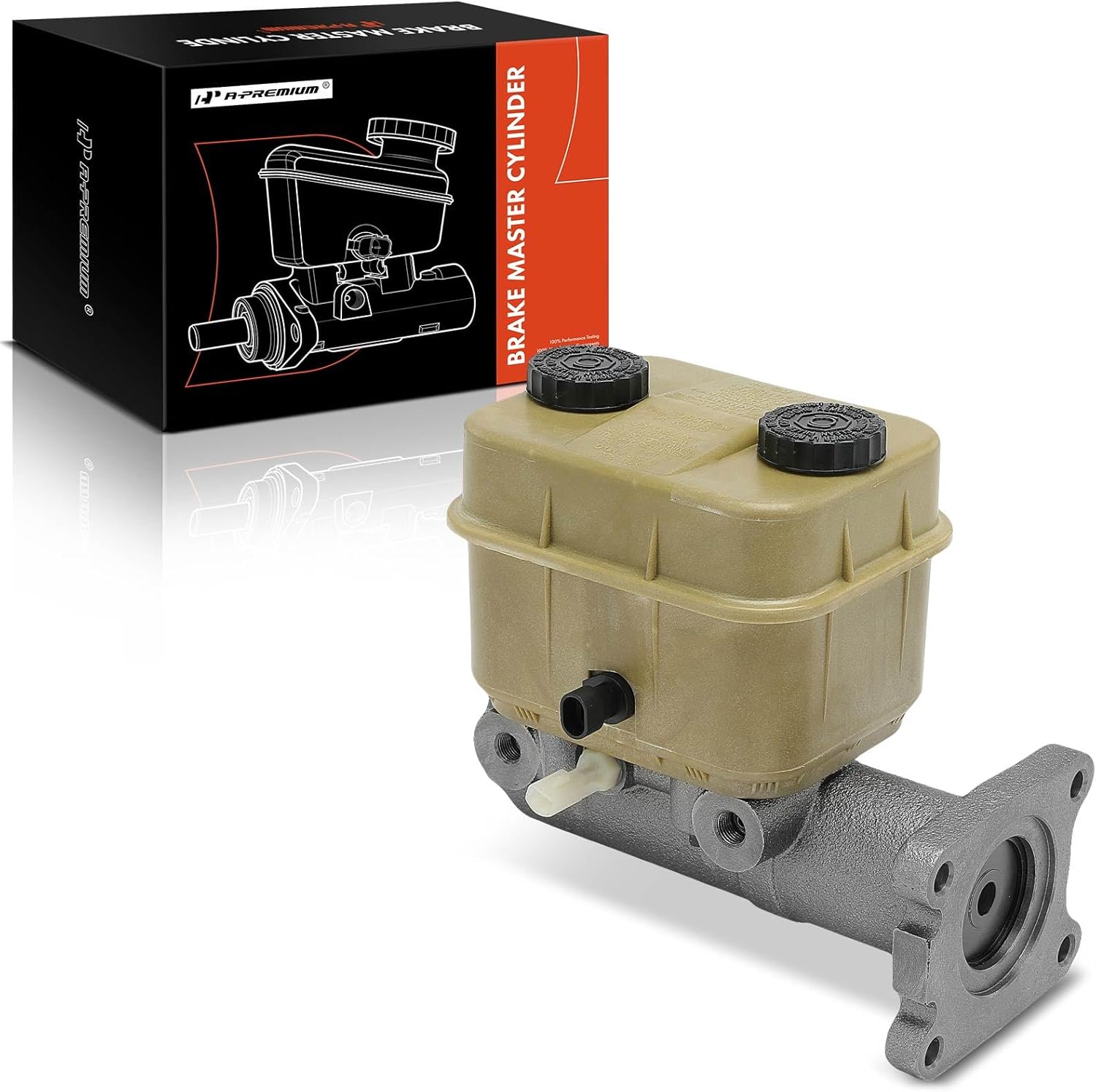 A-Premium Brake Master Cylinder with Reservoir and Cap Compatible with Ford and Freightliner Vehicles - F-53 Motorhome Chassis 1999-2000, FL50/FL60/FL70/FL80 1999-2001 - Replace# F81Z2140AA