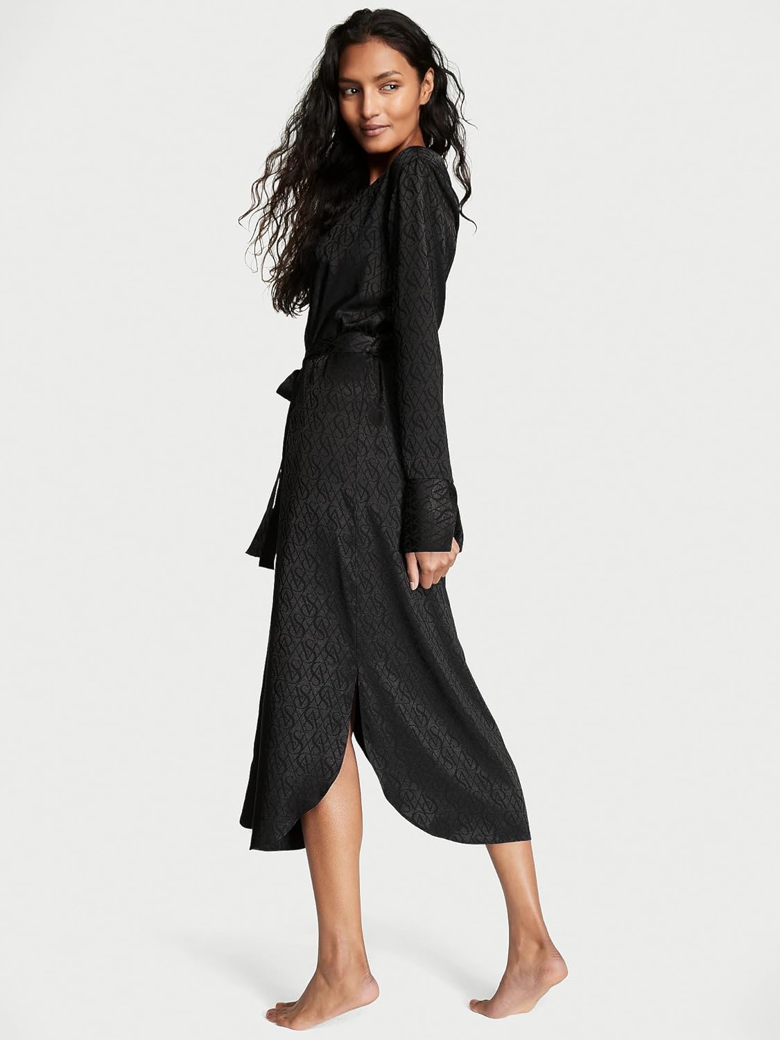Victoria's Secret Icon Satin Long Robe, Women's Lingerie (XS-XXL)